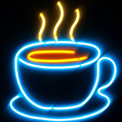 flex led neon signs cup coffee